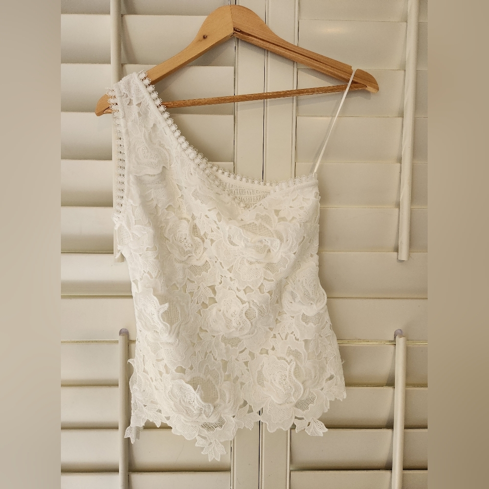 Anthropologie Womens side strap blouse